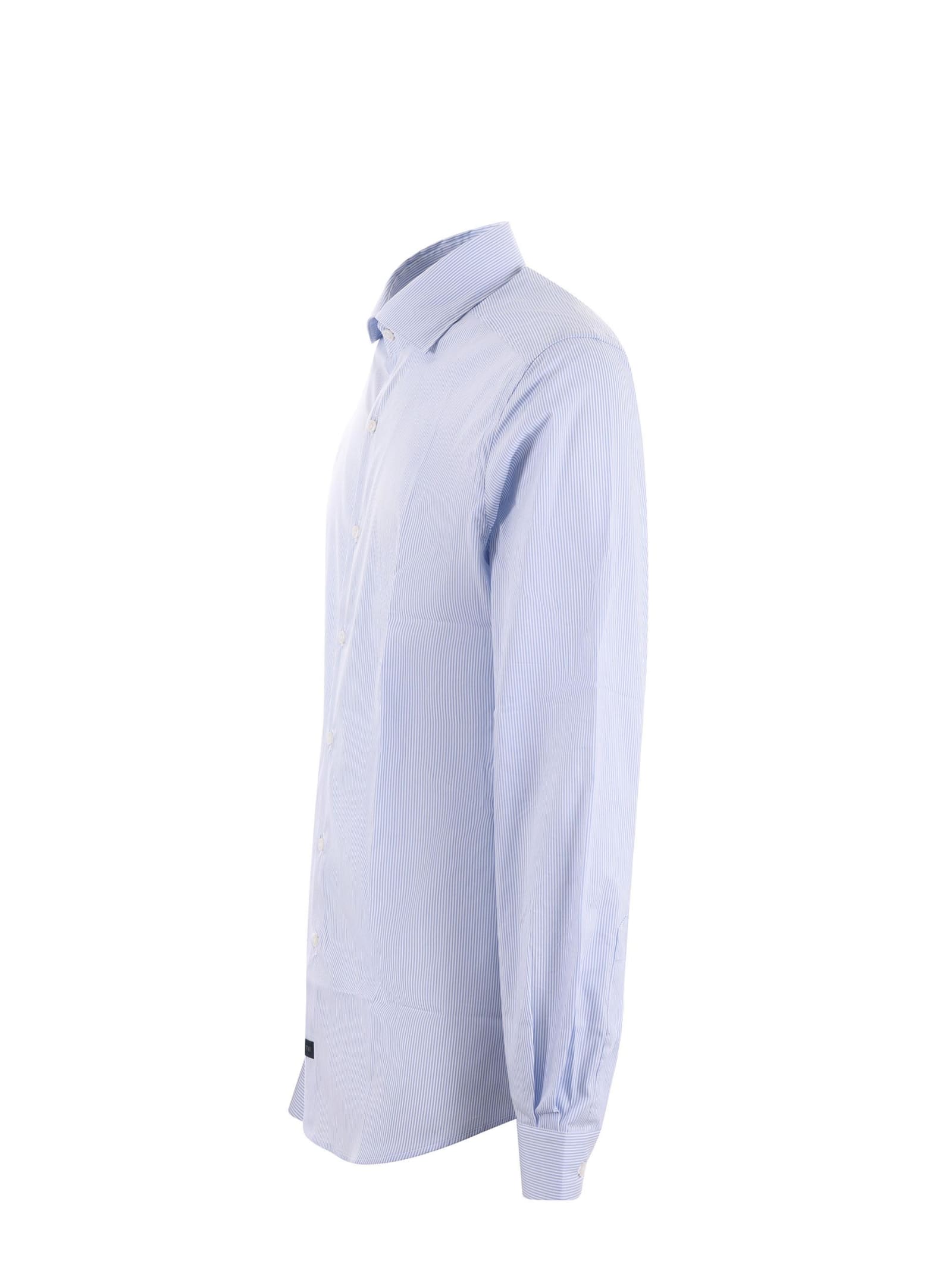 Shop Fay Shirt In Light Blue