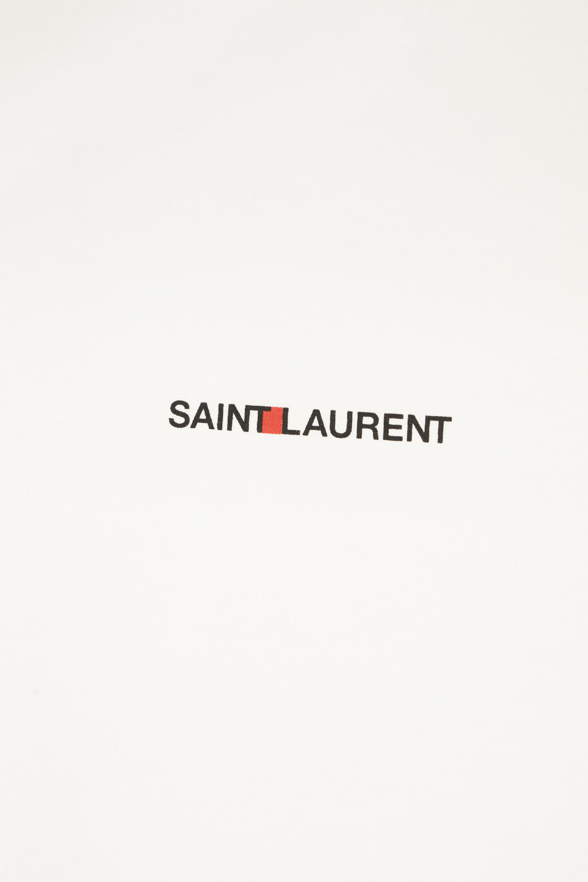 Shop Saint Laurent White Cotton T-shirt