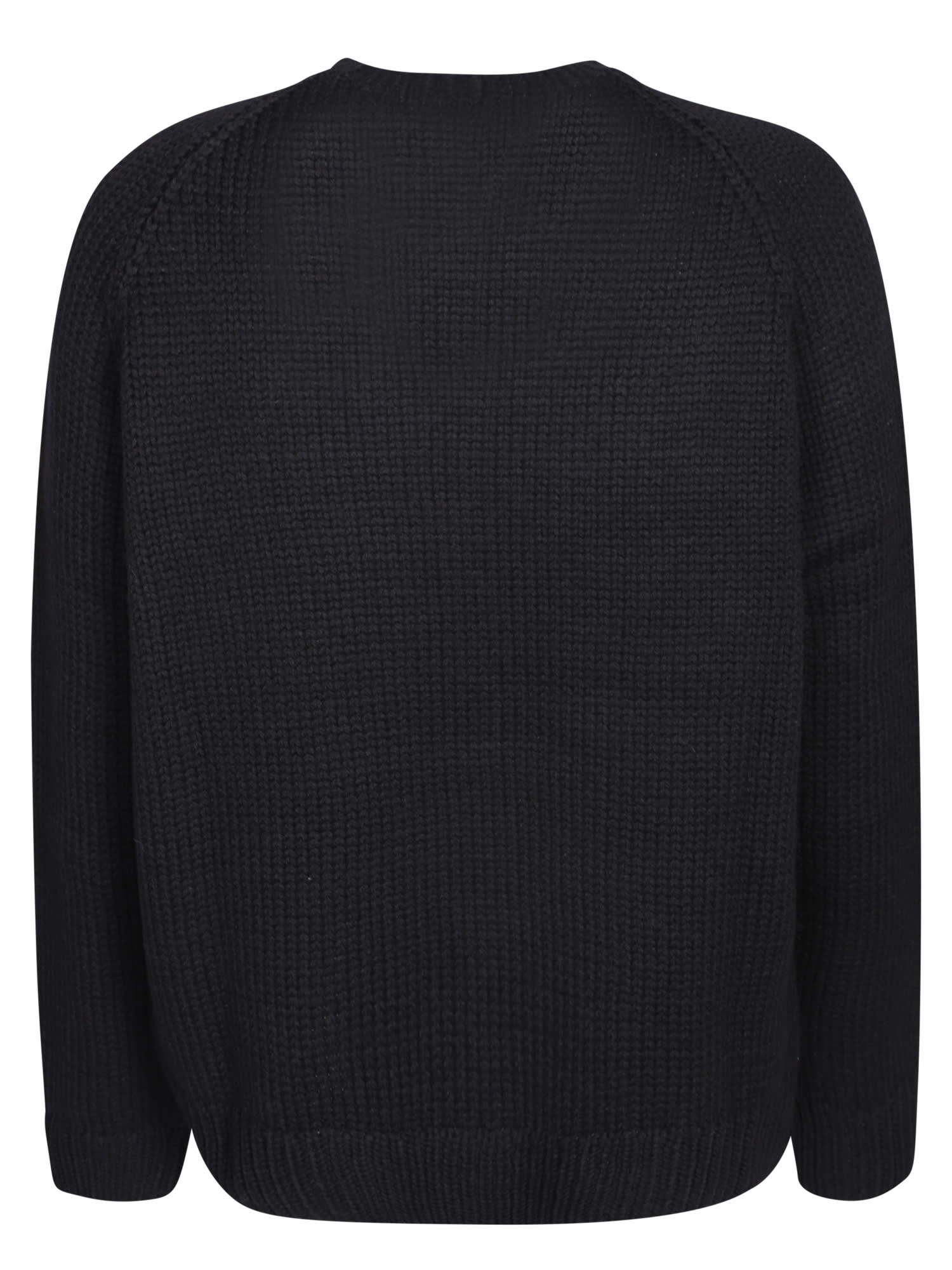 Shop Dsquared2 Intarsia-knit Logo Pullover In Black