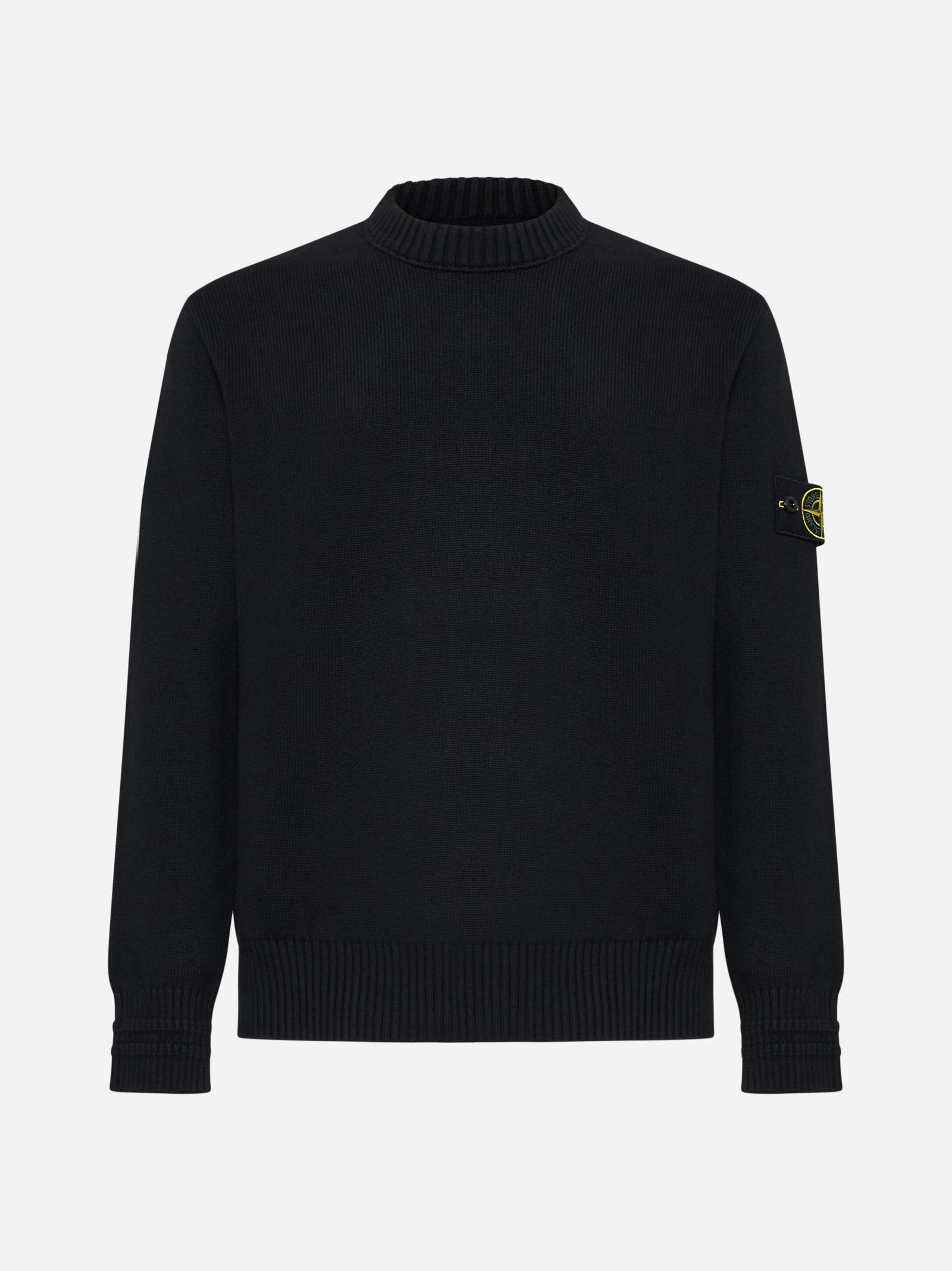 Shop Stone Island Cotton-blend Sweater