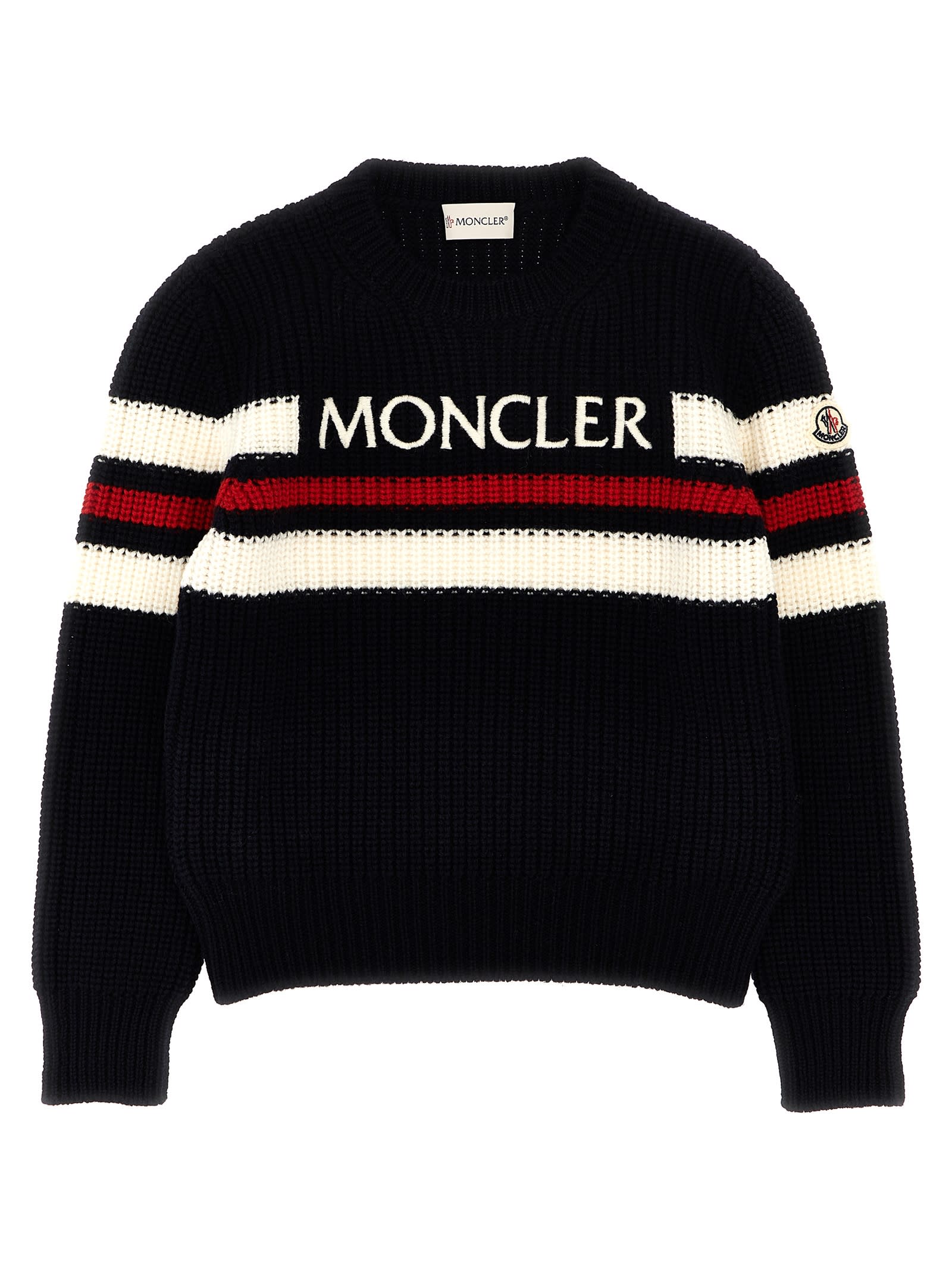 MONCLER LOGO EMBROIDERY SWEATER