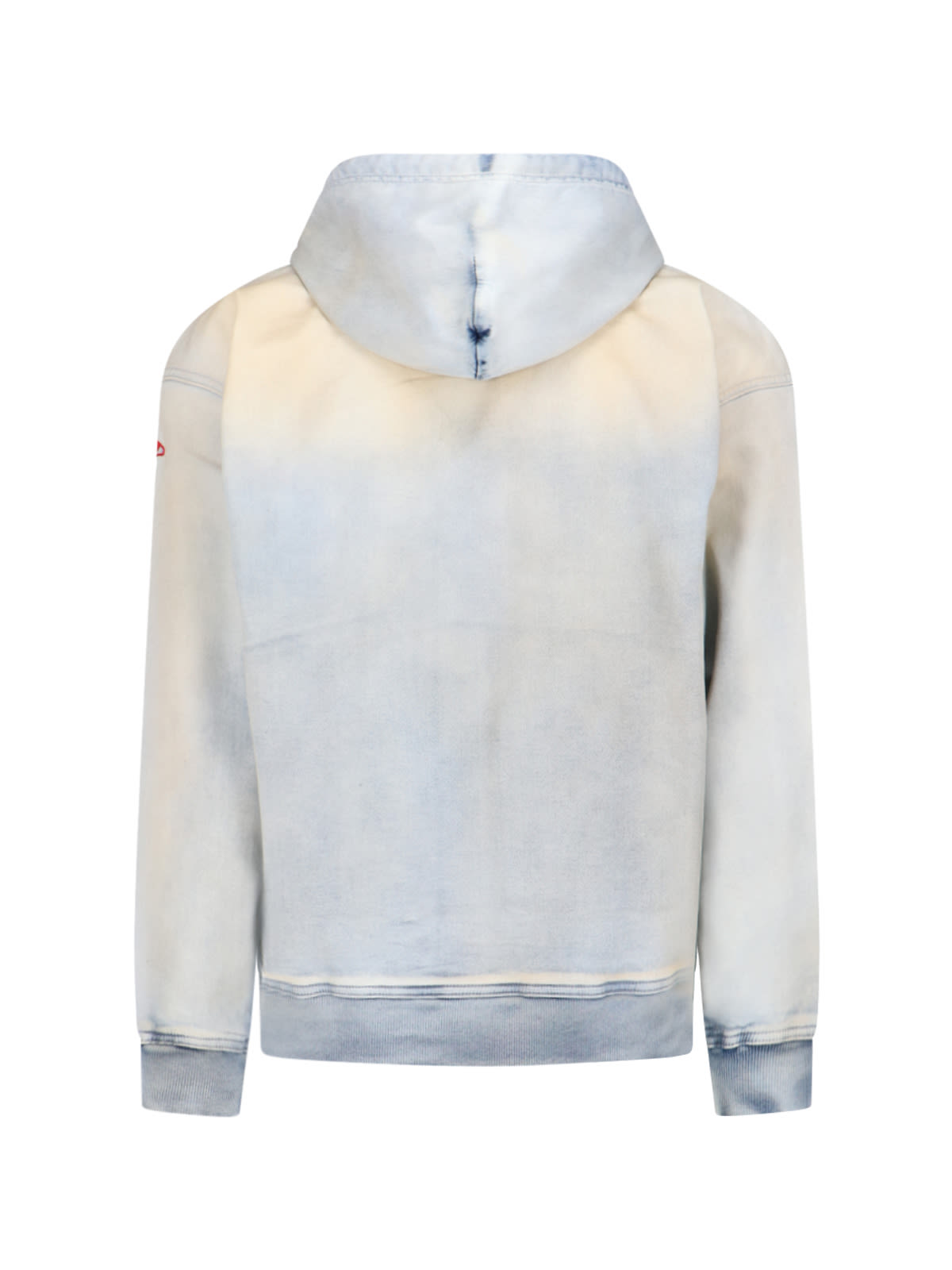 Shop Diesel Track Zip Sweatshirt In Light Blue