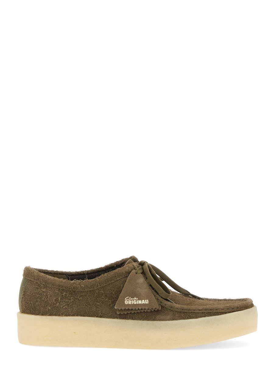 Shop Clarks Boot Wallabee In Brown