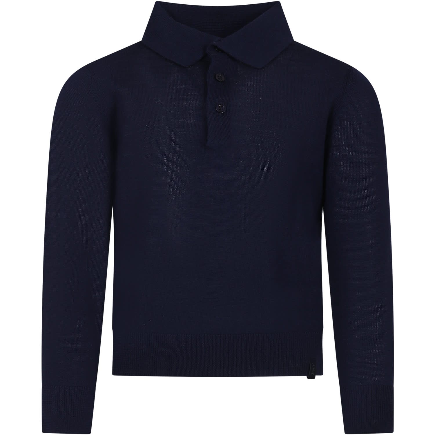 Fay Kids' Blue Polo Shirt For Boy With Logo
