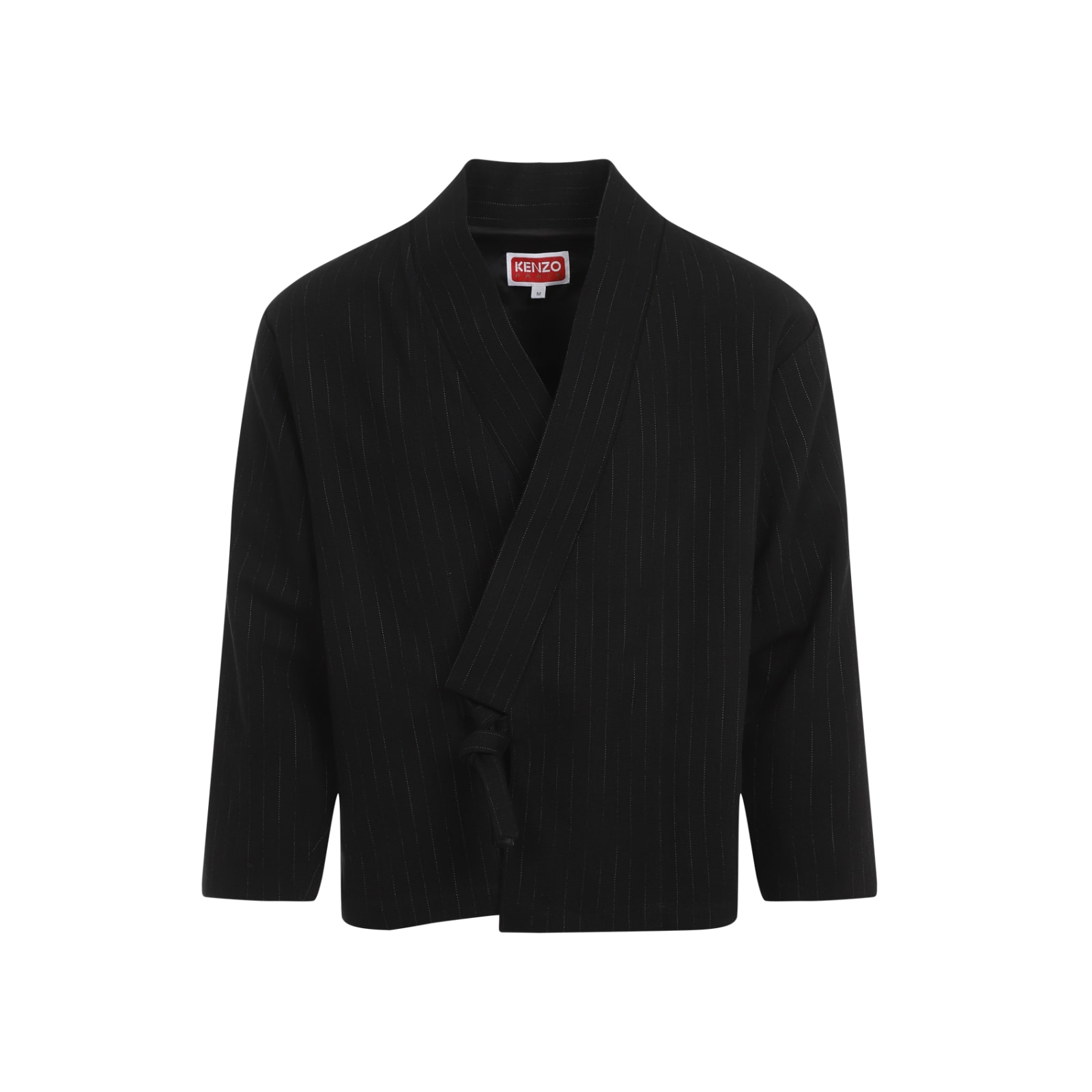 Shop Kenzo Kimono Jacket In Black