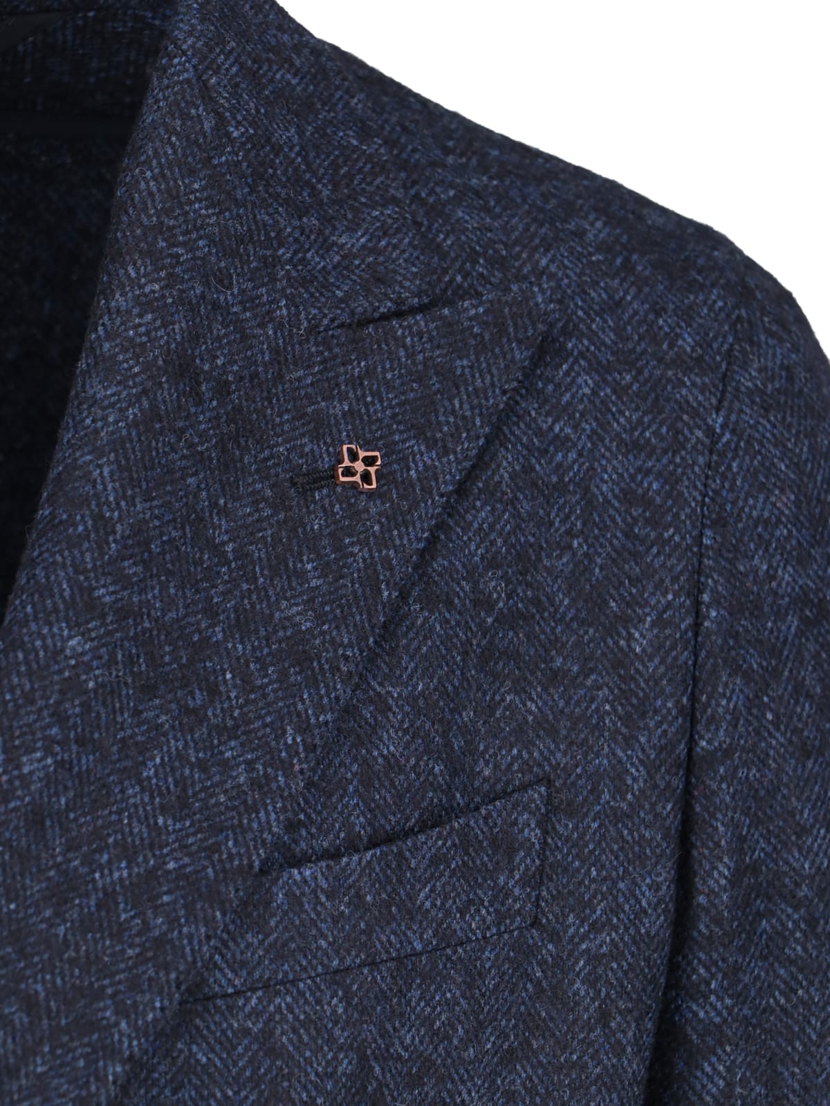 Shop Tagliatore Double-breasted Blazer In Blue