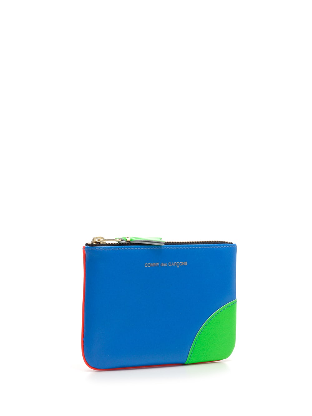COMME DES GARÇONS TWO-TONE LEATHER COIN PURSE 