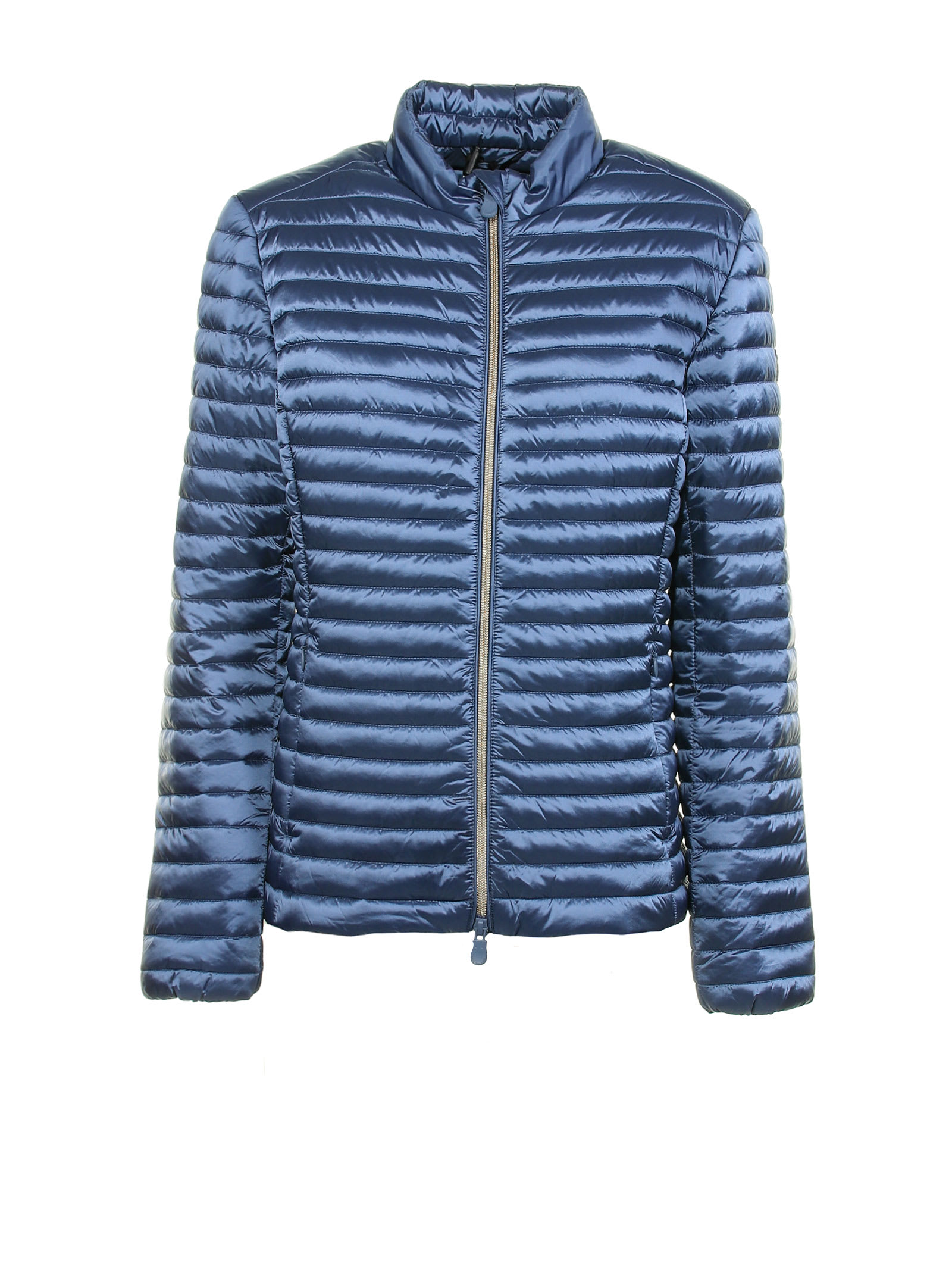 Save The Duck Quilted Iris Down Jacket In Avio
