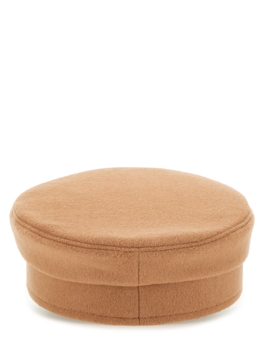 Ruslan Baginskiy Beige Wool Hat In Brown