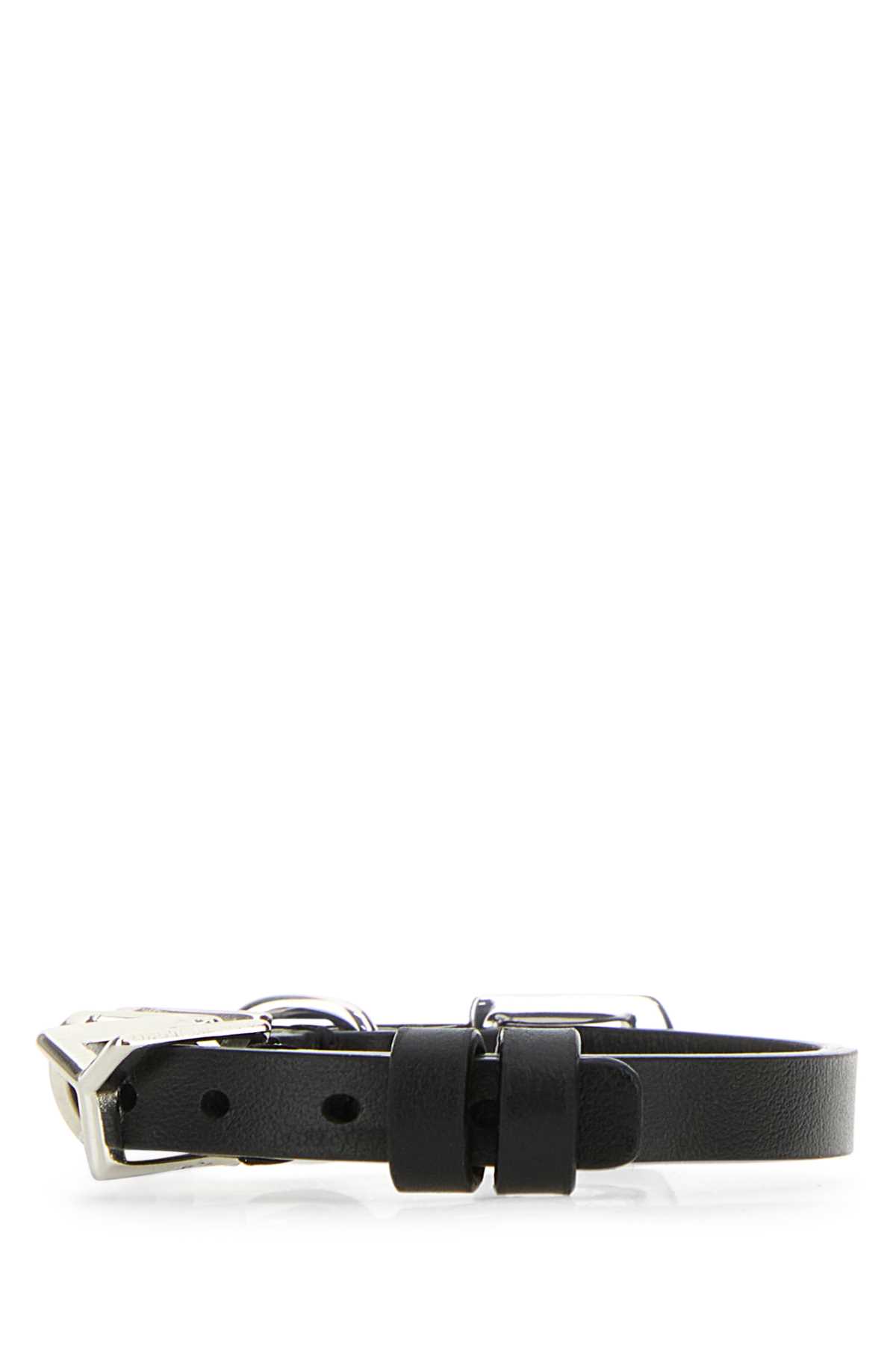 Shop Y/project Black Leather Bracelet