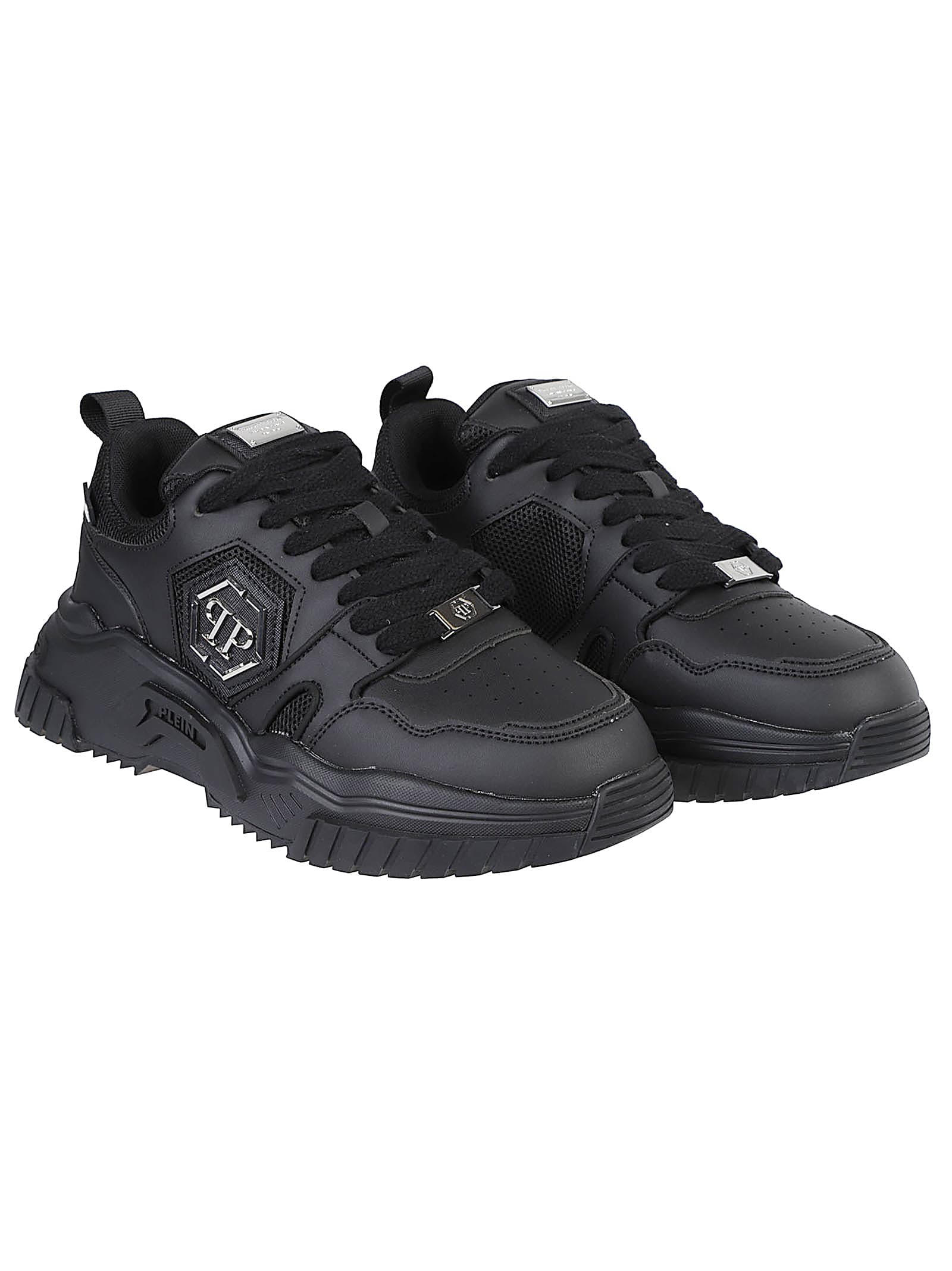 Philipp Plein Hexangon New Predator Sneakers In Black