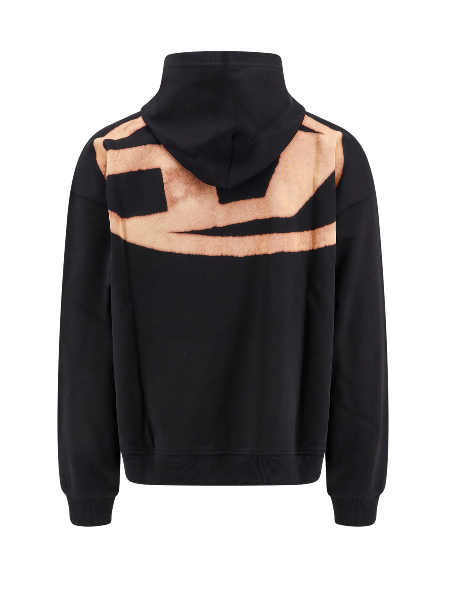 Shop Diesel Sweatshirt In Nero Ruggine