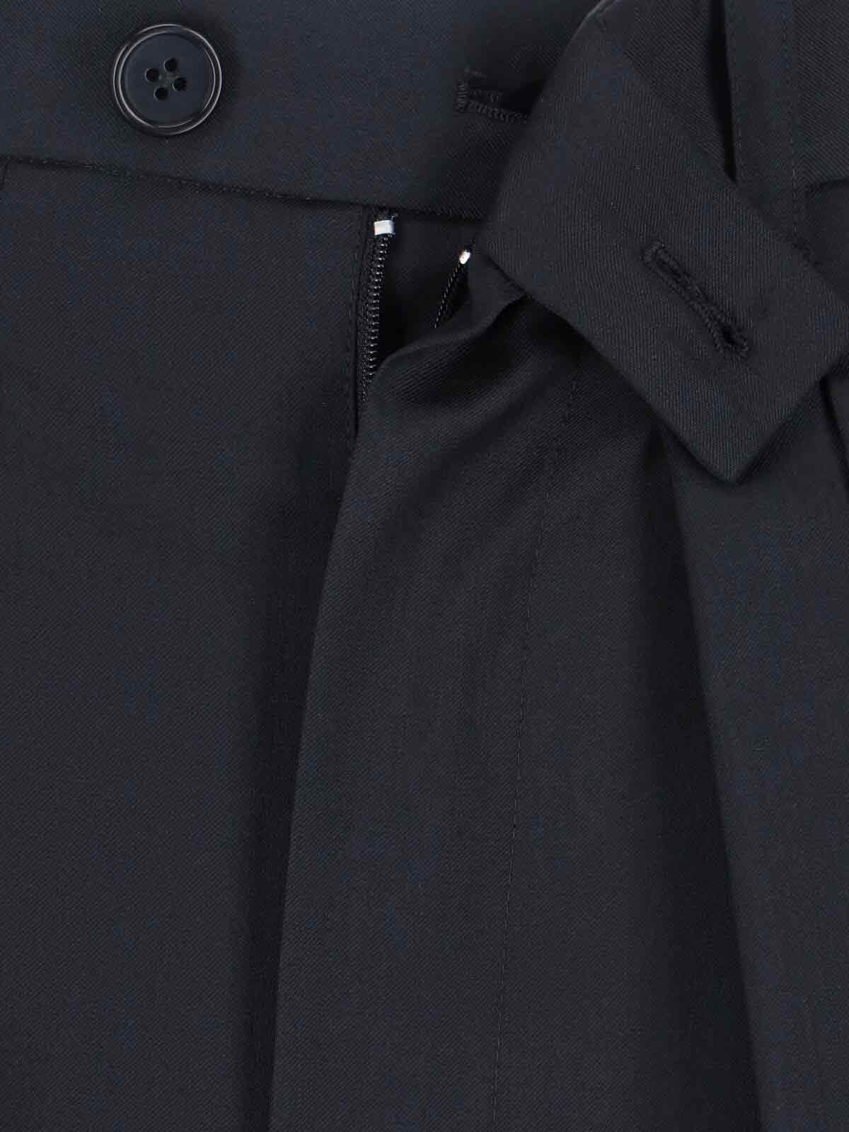 Vivienne Westwood Black Wool Culotte Pants In Black