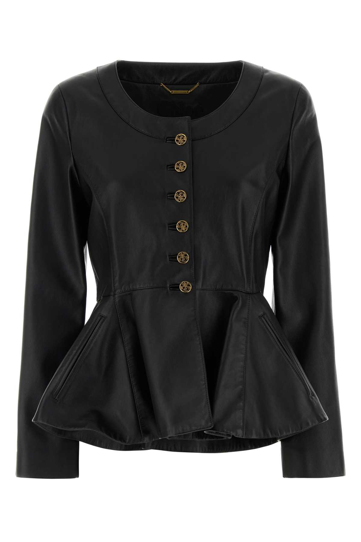 Chloé Black Leather Jacket