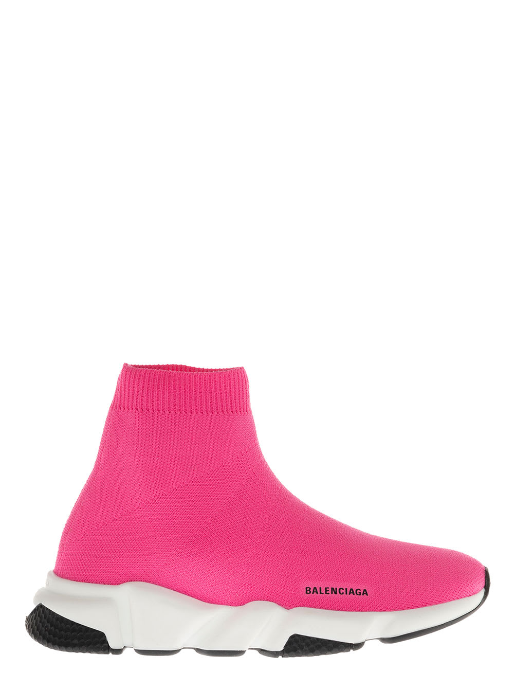 Balenciaga Speed Pink Sneakers With Logo