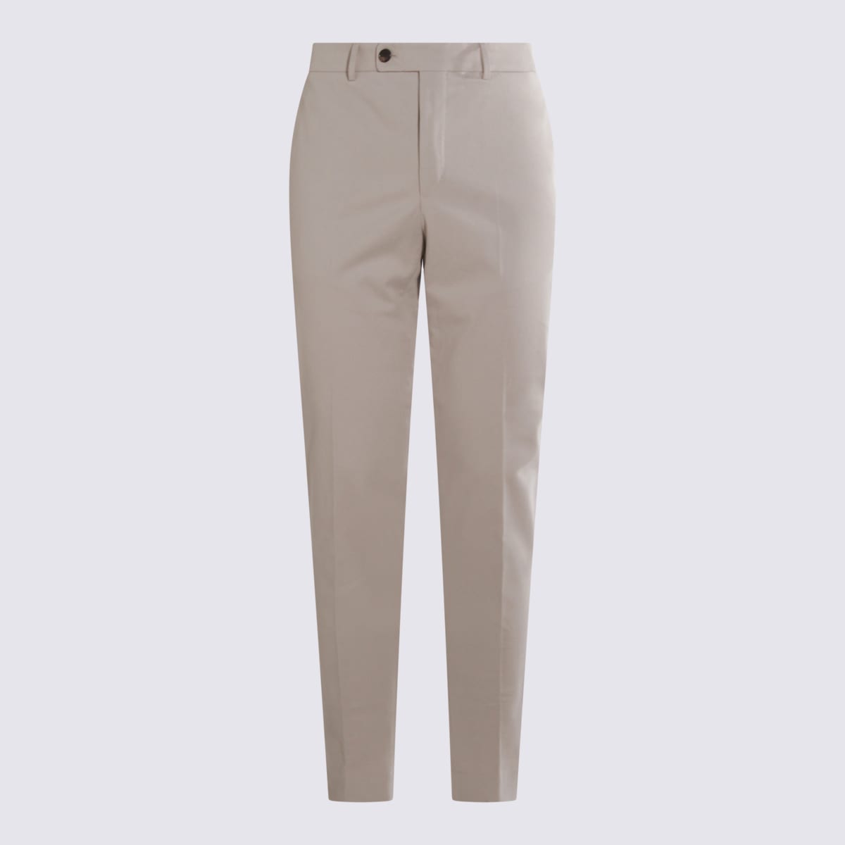 Incotex Beige Cotton Pants In Neutral