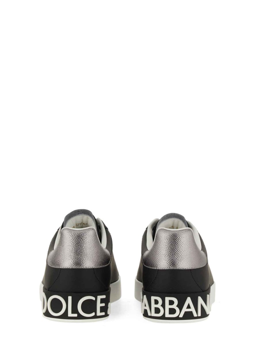 Shop Dolce & Gabbana Portofino Sneaker In Black