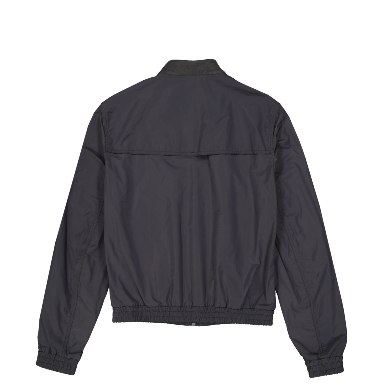Shop Burberry Bomber Jacket In Gray