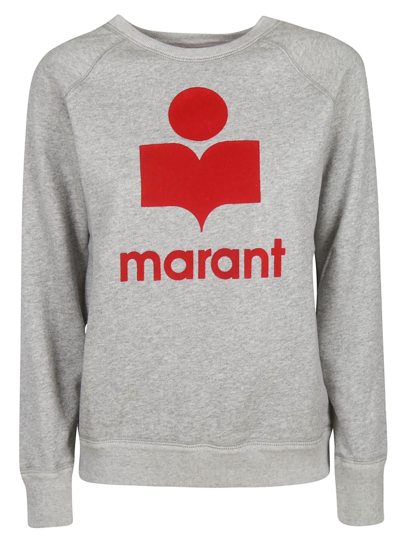 Isabel Marant Isabel Marant Classic Logo Print Sweatshirt - grey ...