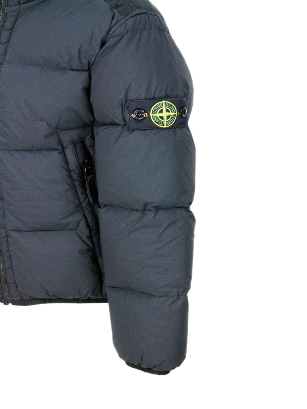 Stone Island Jacket In Black