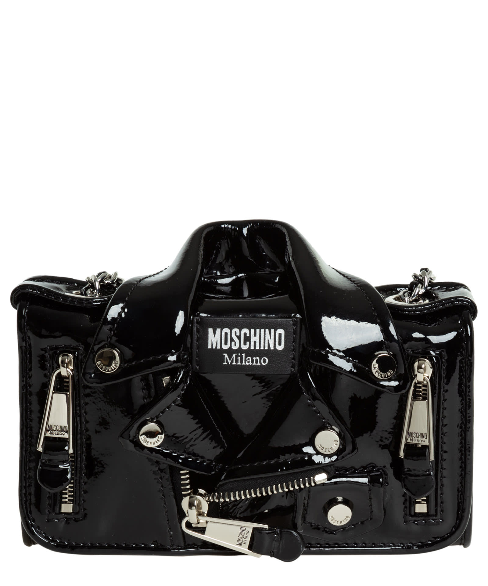 Moschino Biker Leather Wallet