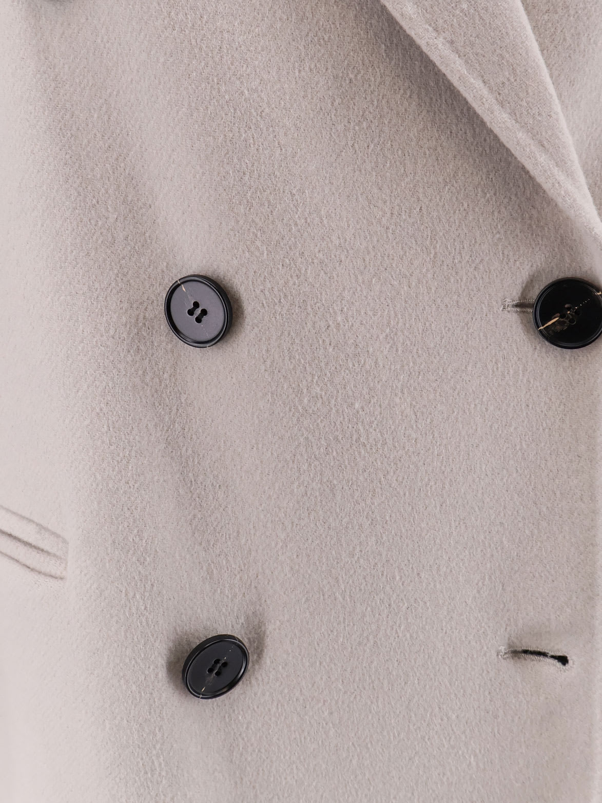 Paltò Ariella Double-breasted Wool Coat In Pink
