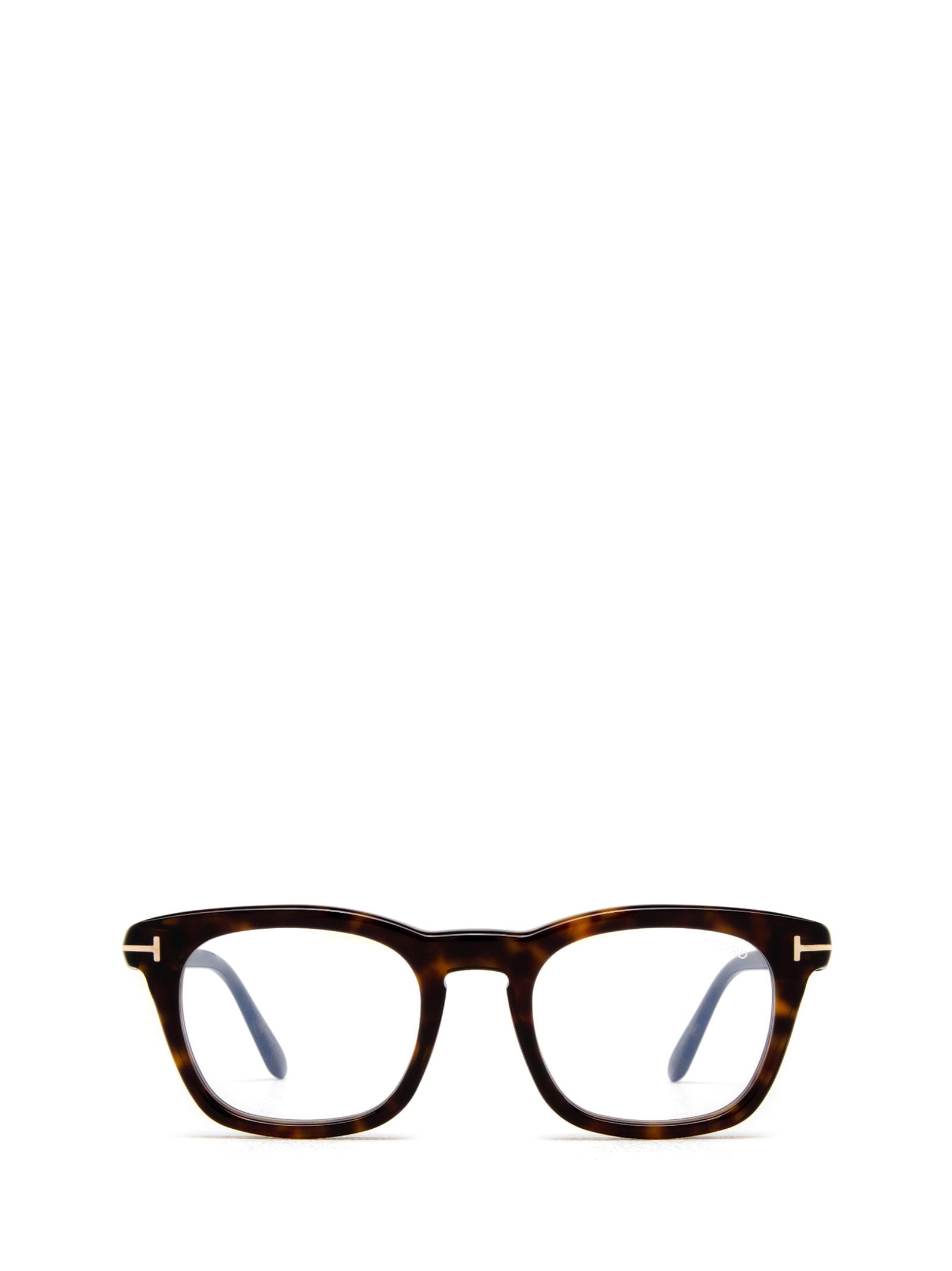 Shop Tom Ford Ft5870-b Dark Havana Glasses
