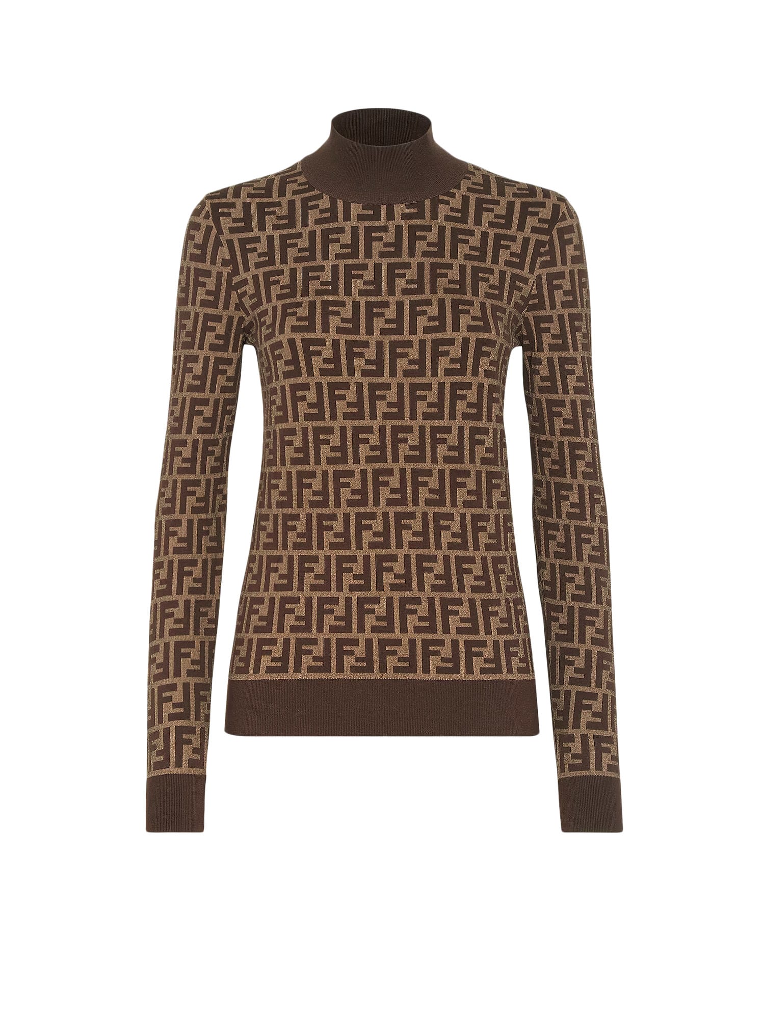 Shop Fendi Sweater In Brown