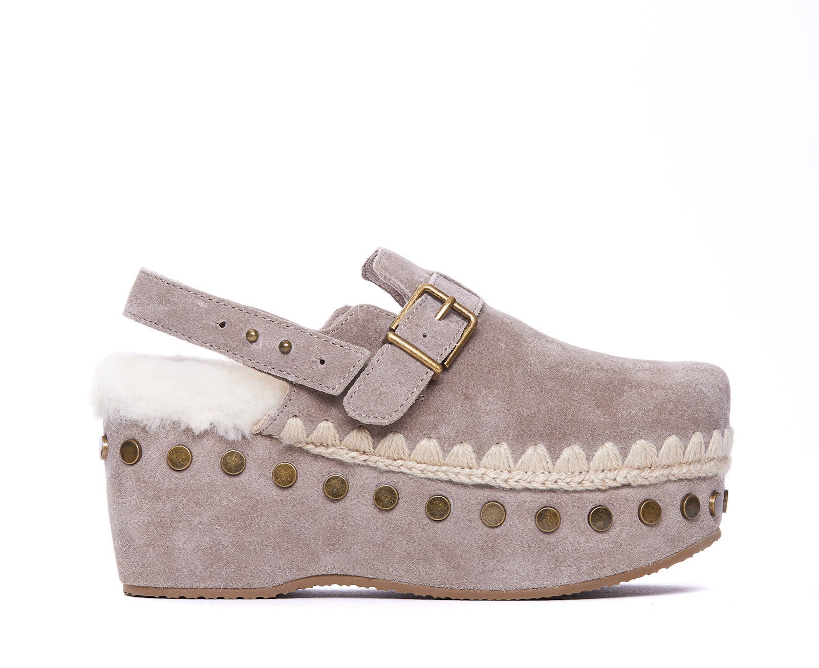 MOU PLAIN SUEDE CLOG 