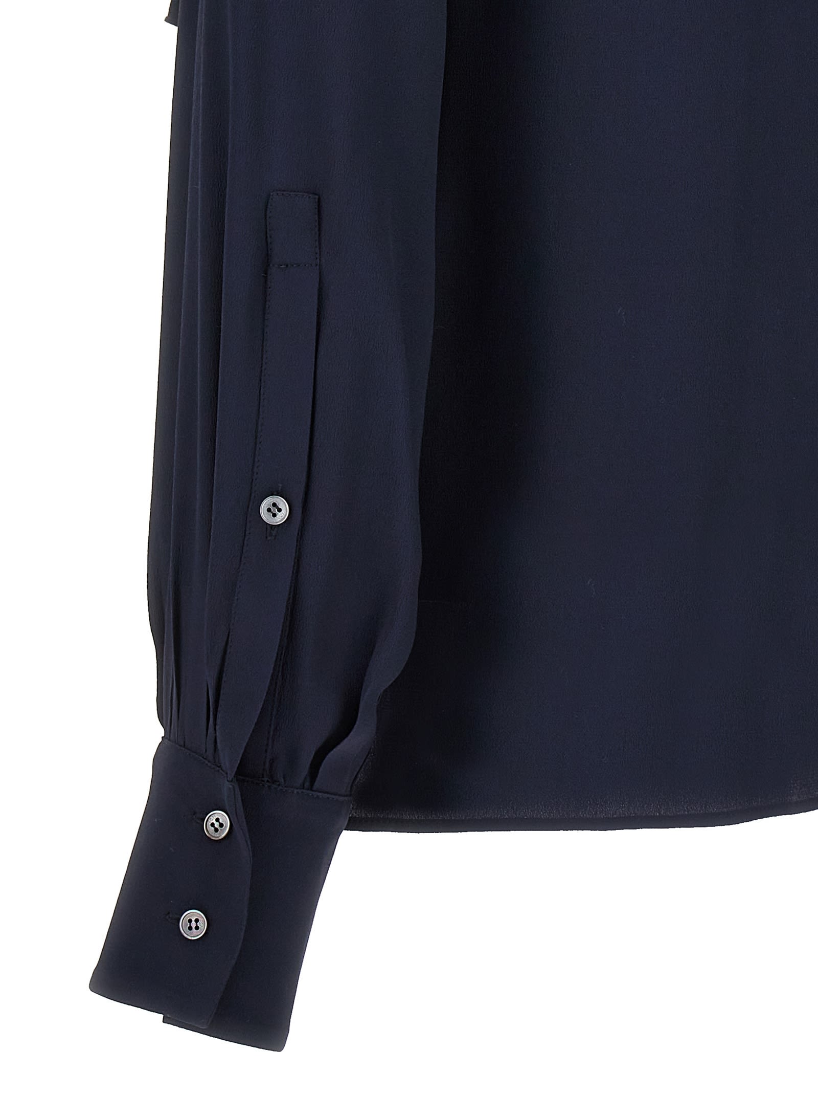 Shop N°21 Draping Blouse In Blue
