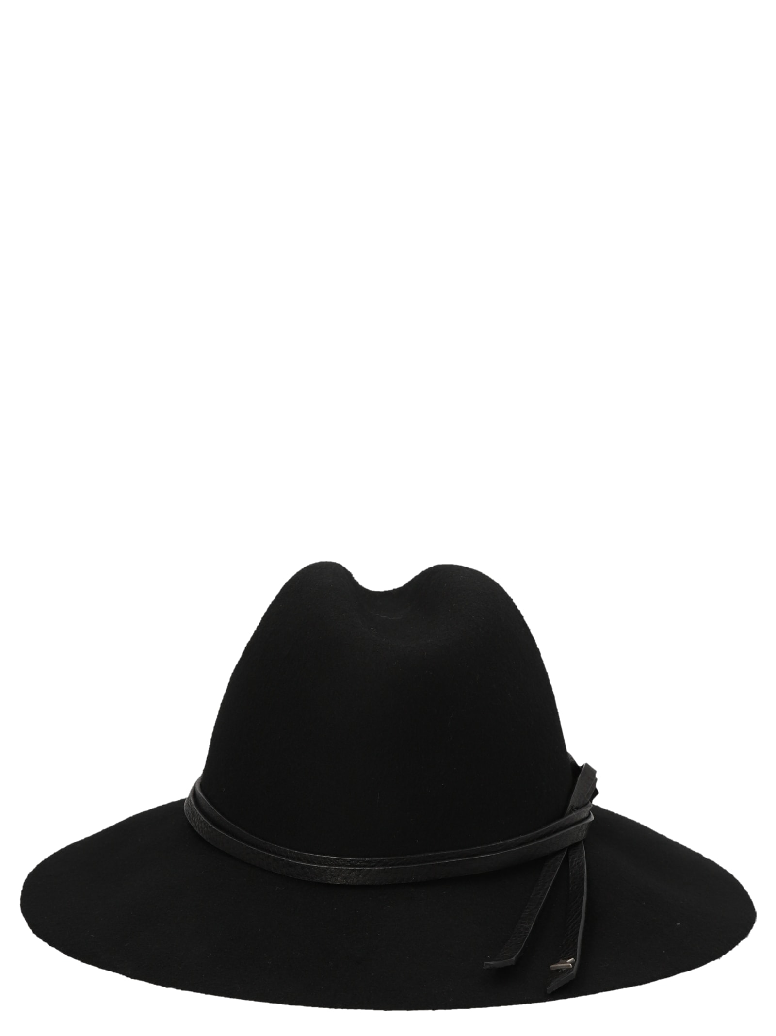 Shop Golden Goose Fedora Hat In Black