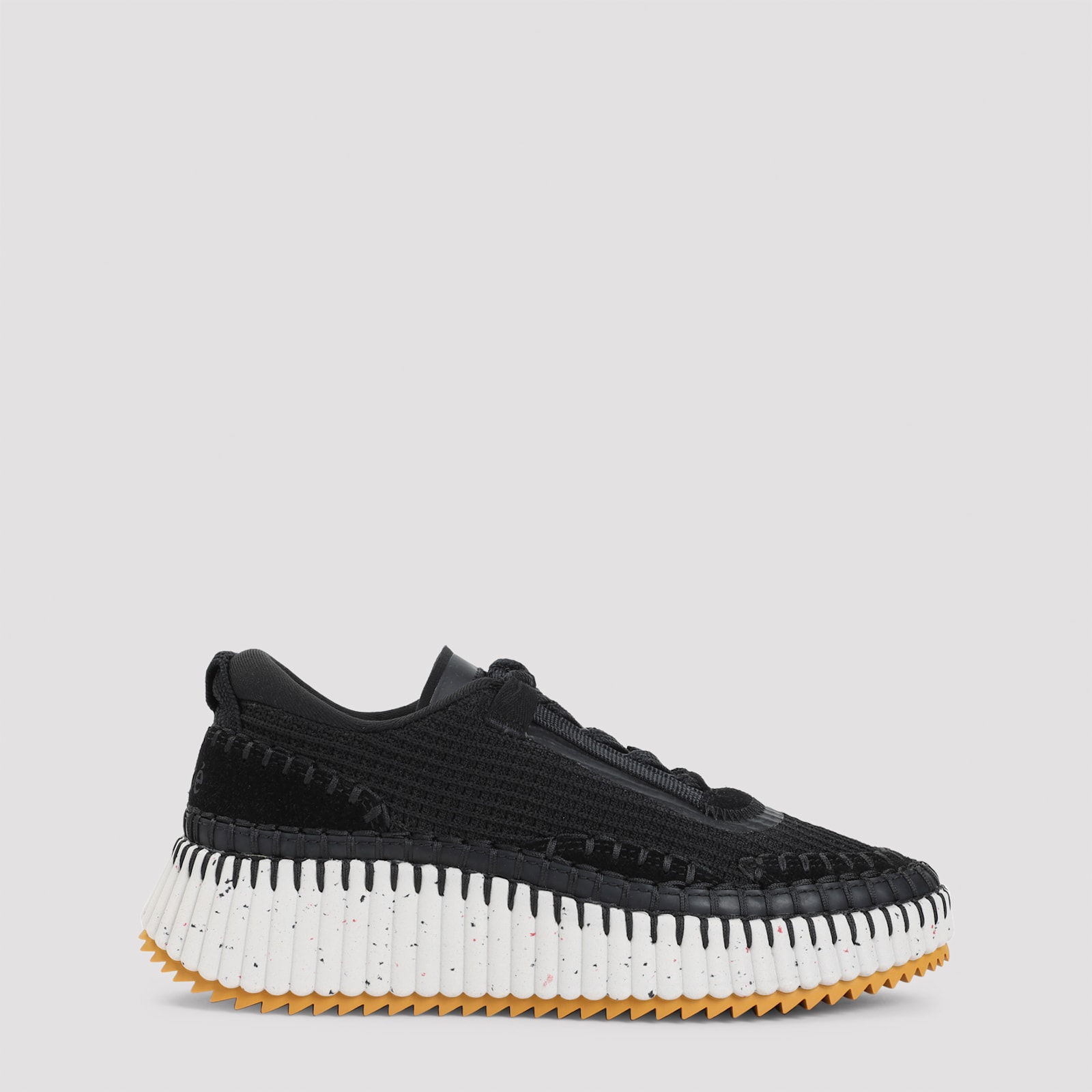 Chloé Nama Sneaker In Lower-impact Mesh In Black