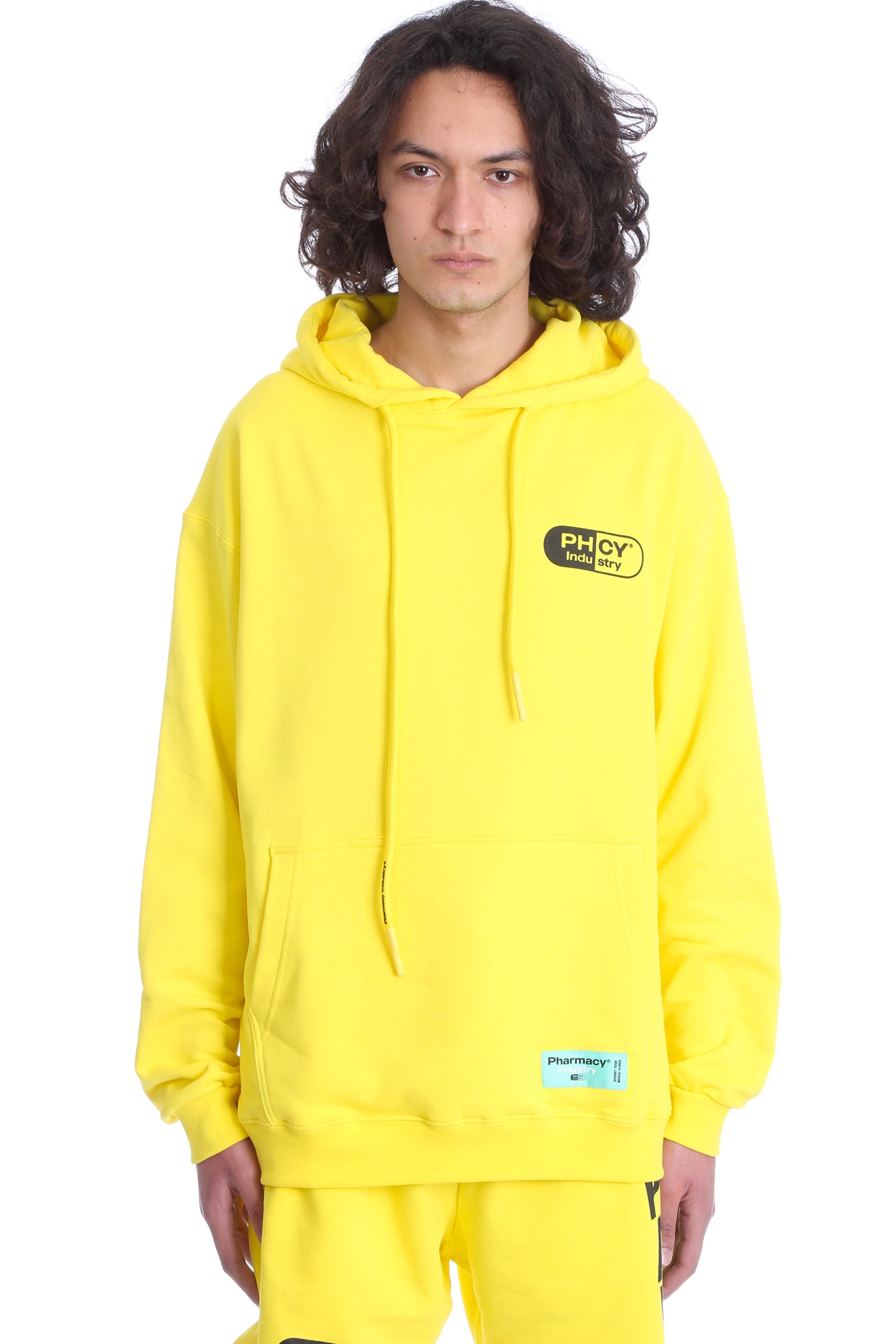 Pharmacy Industry Sweatshirt In Yellow Cotton