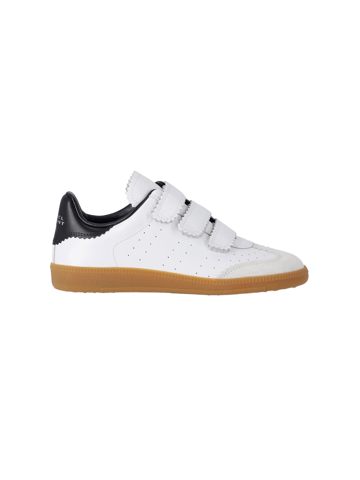 Isabel Marant Beth Leather Low-top Sneakers In White