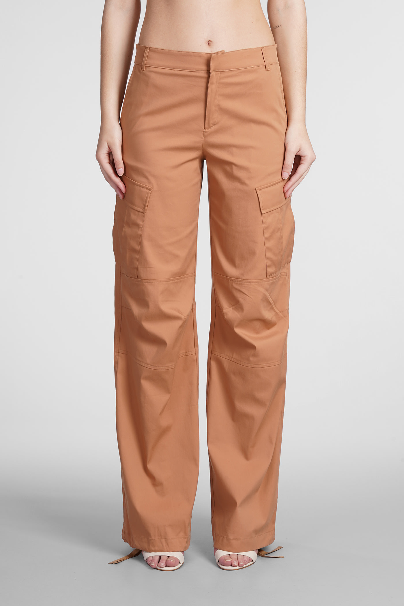 THE ANDAMANE LIZZO PANTS IN CAMEL COTTON