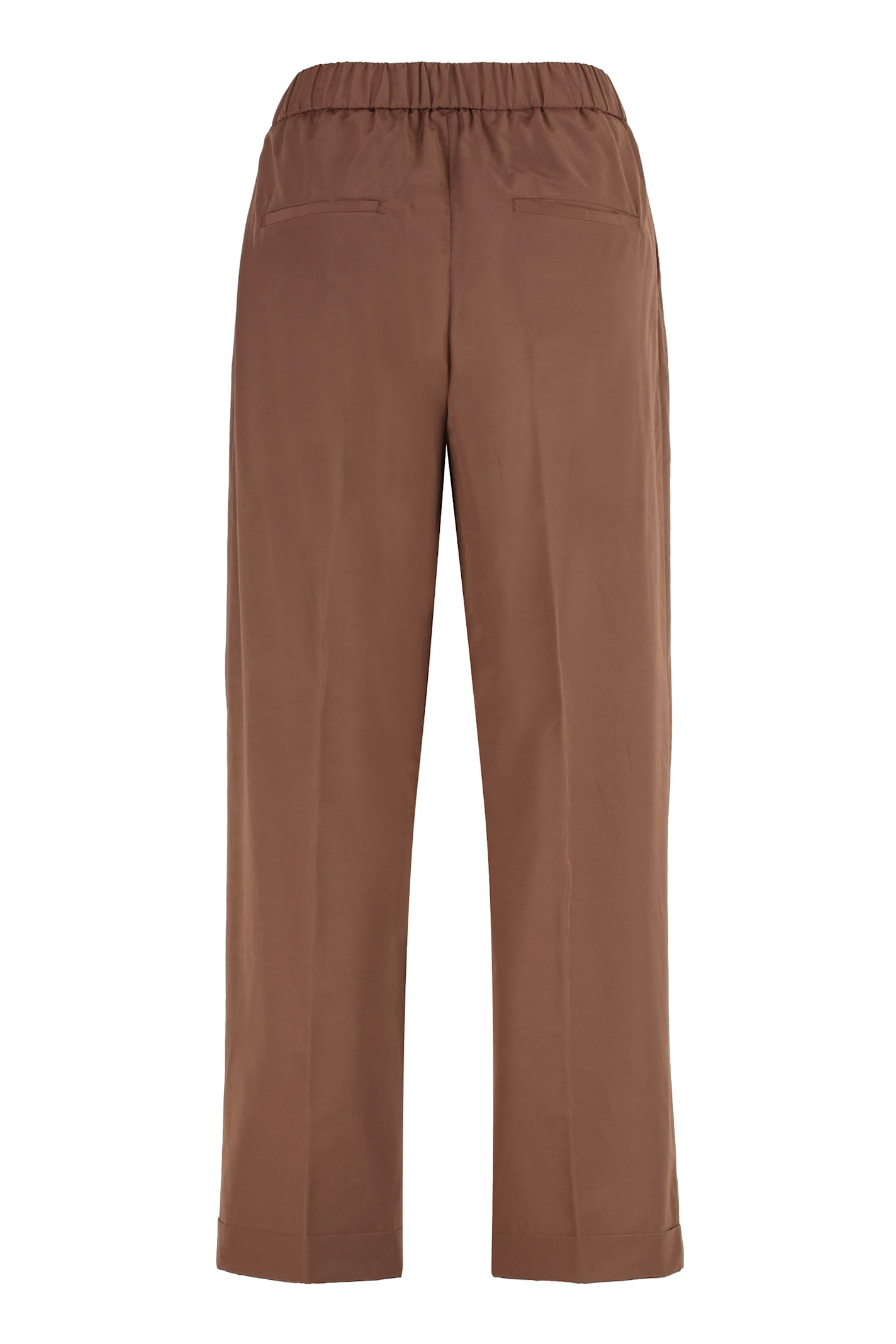 Peserico High-waist Wide-leg Trousers
