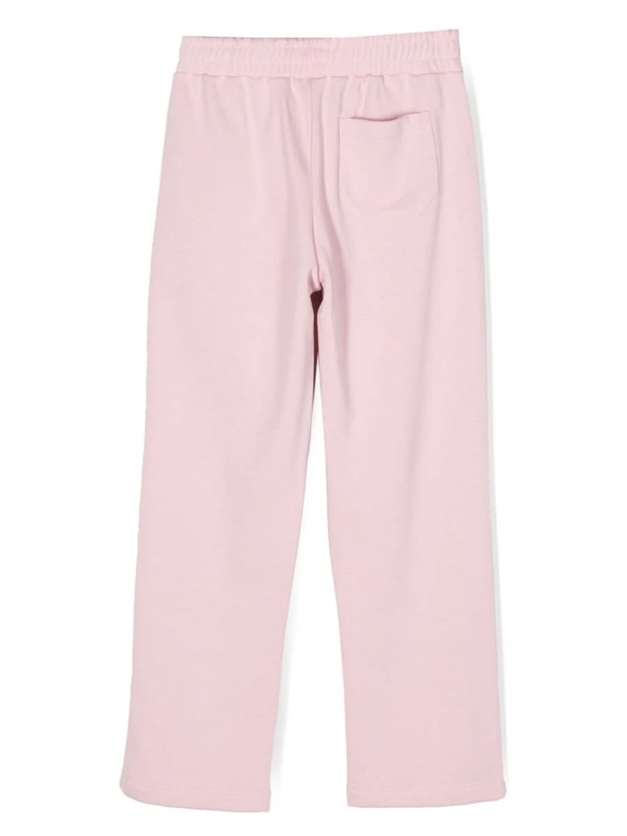 Golden Goose Wide Leg Jogging Pants In Pink