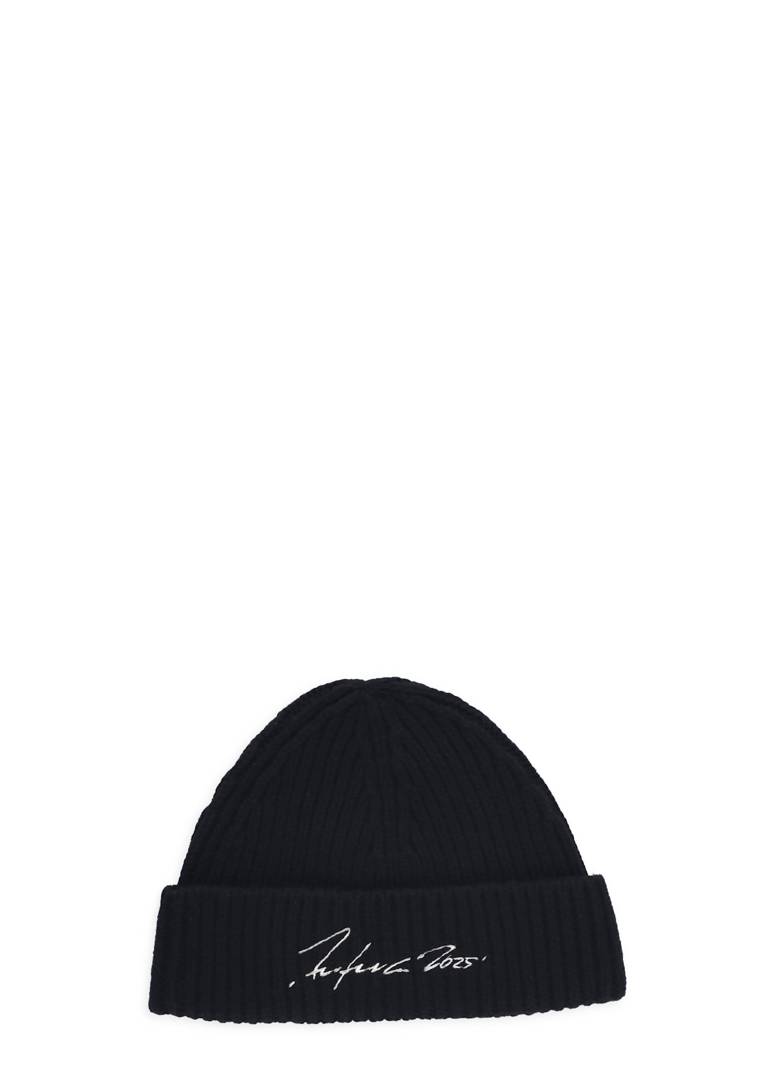 Kenzo Ribbed Signature Beanie In Black