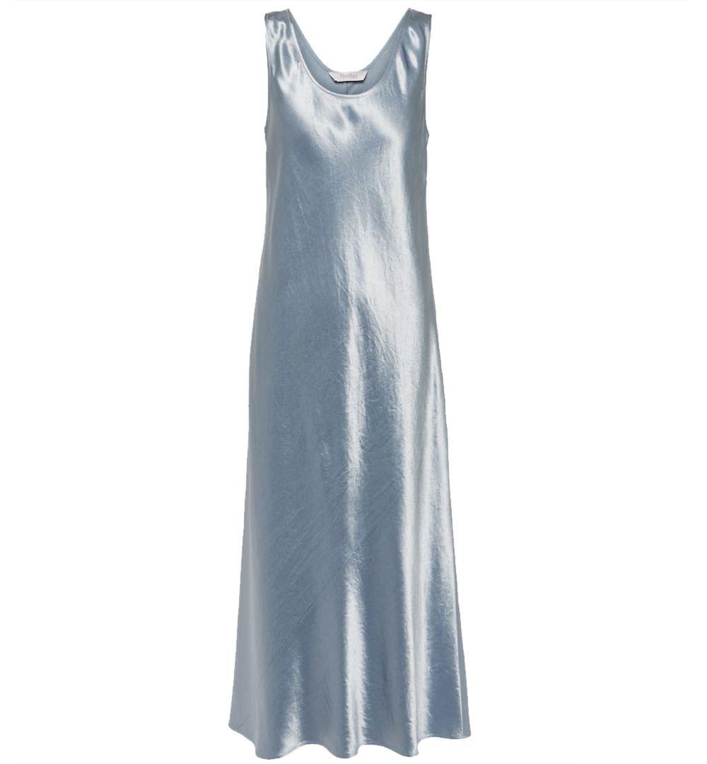 Shop Max Mara Talete Sleeveless Dress In Dusty