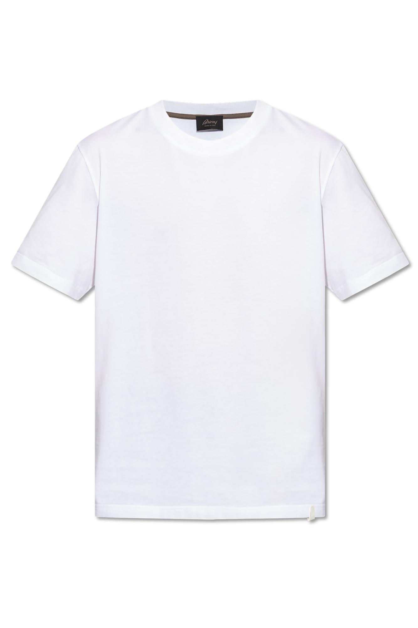 Cotton T-shirt With Crew Neck