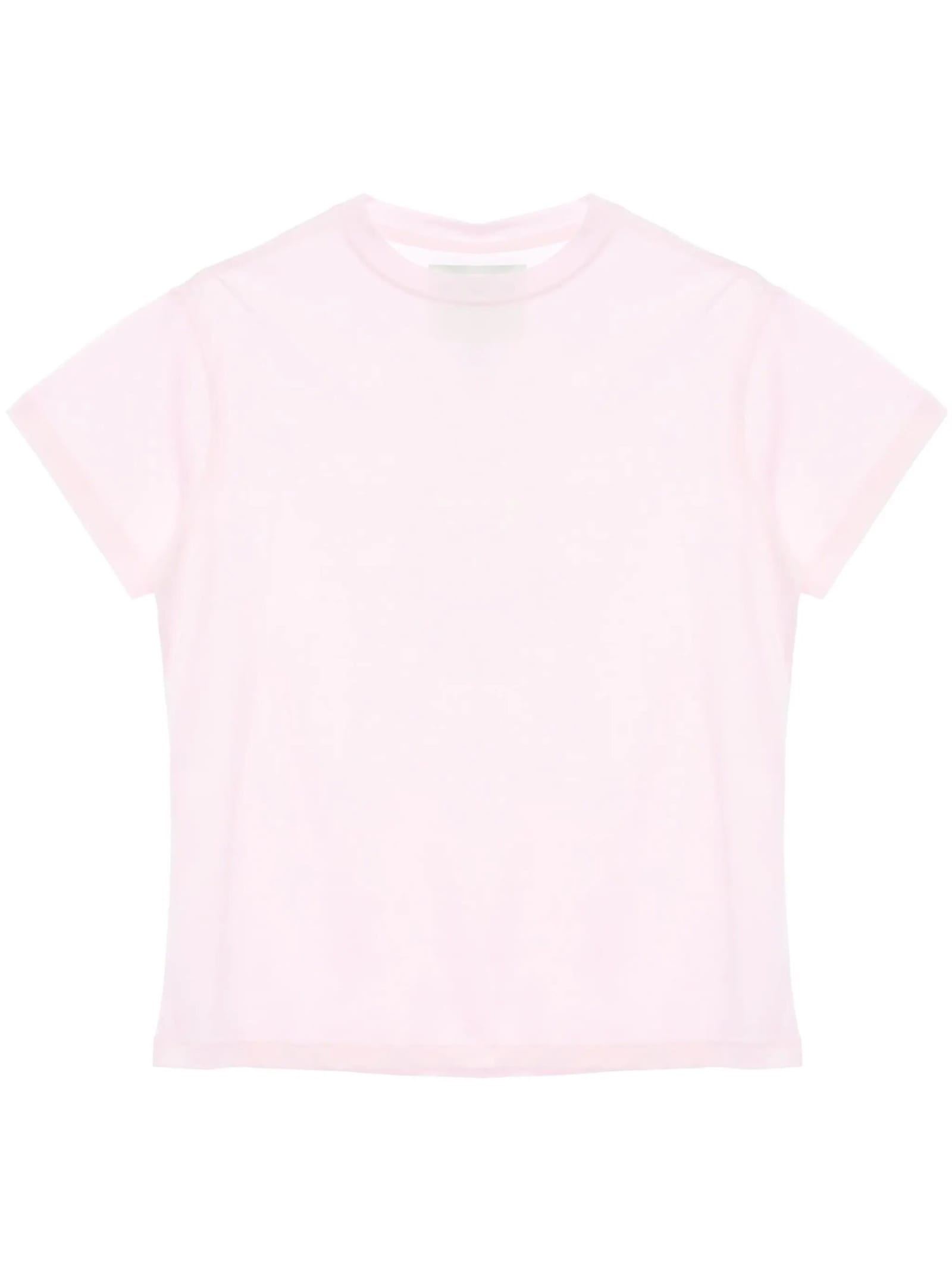 Shop Studio Nicholson T Shirt In Miami Pink