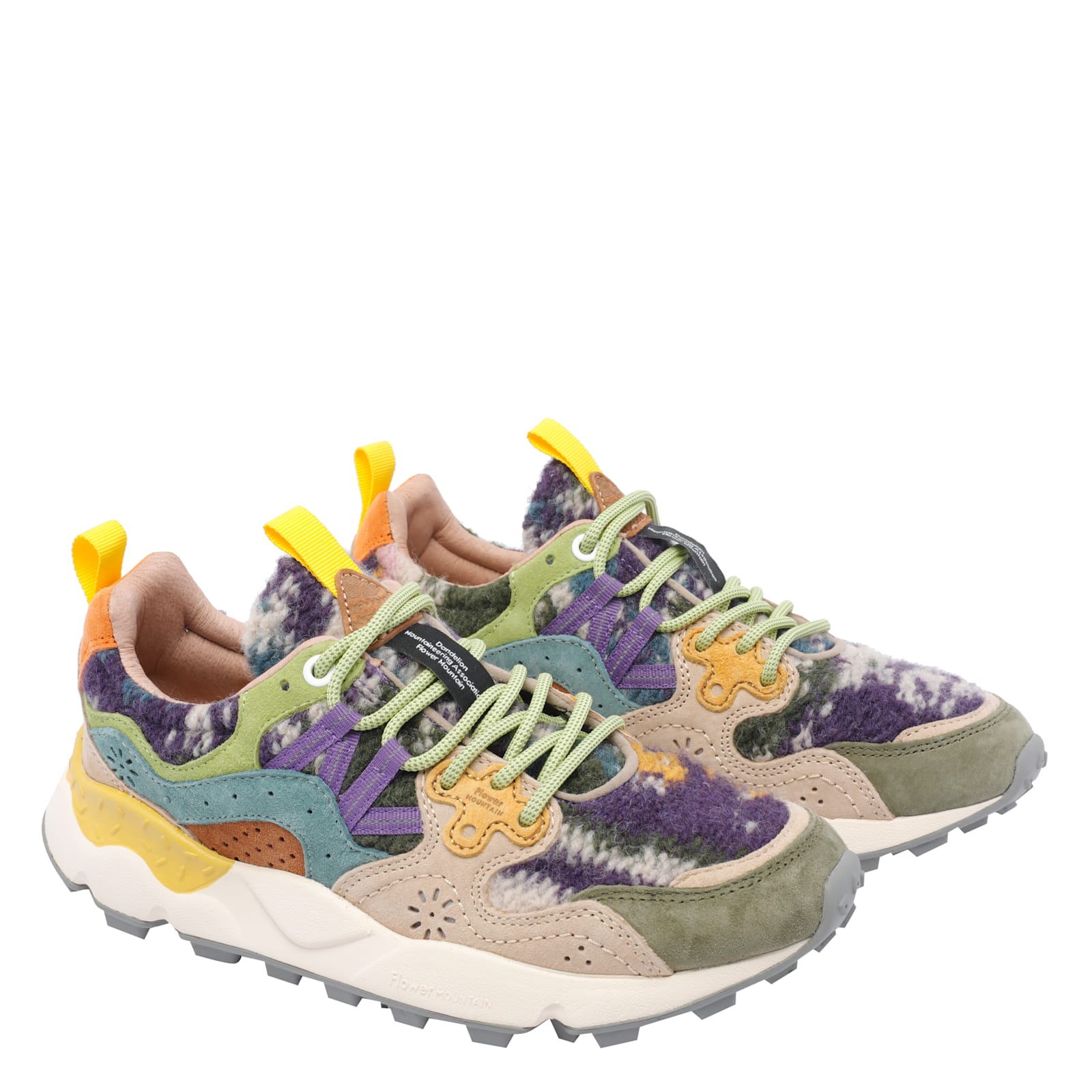 Flower Mountain Yamano 3 Sneakers In Blue