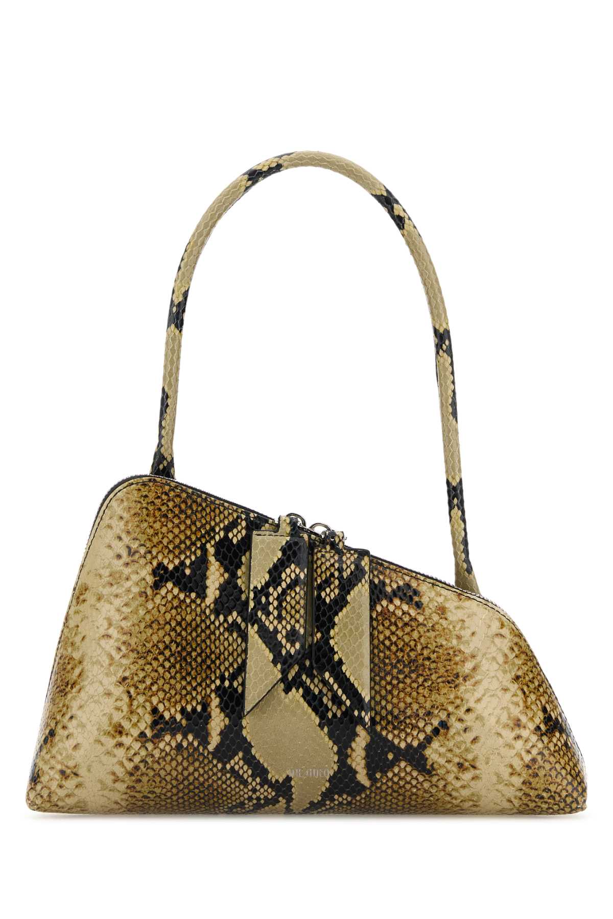 Printed Leather Sunrise Shoulder Bag