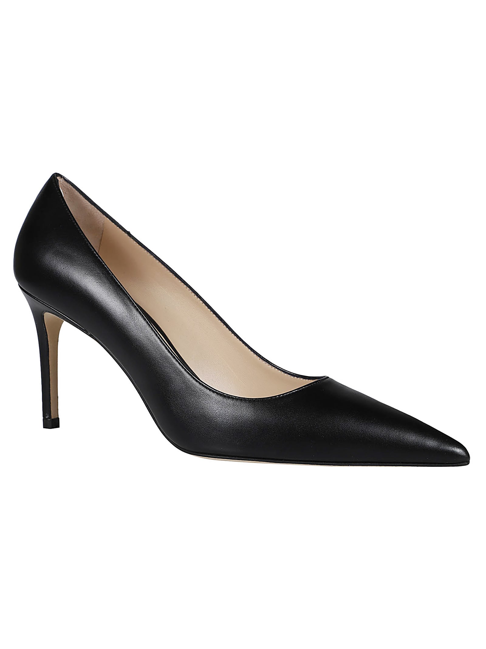 Shop Stuart Weitzman Stuart 85 Pumps In Blk Black