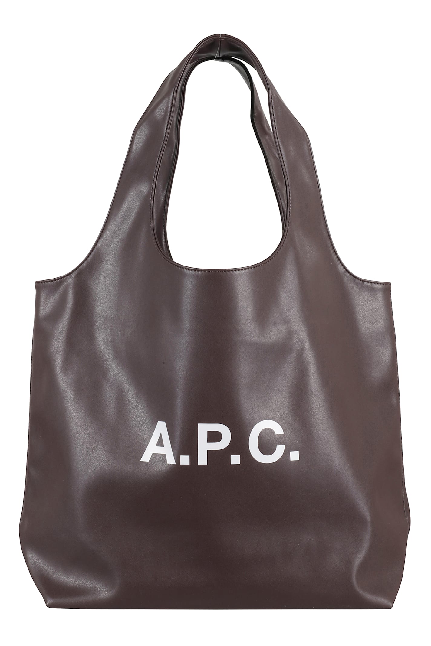Apc Tote Ninon In Brown