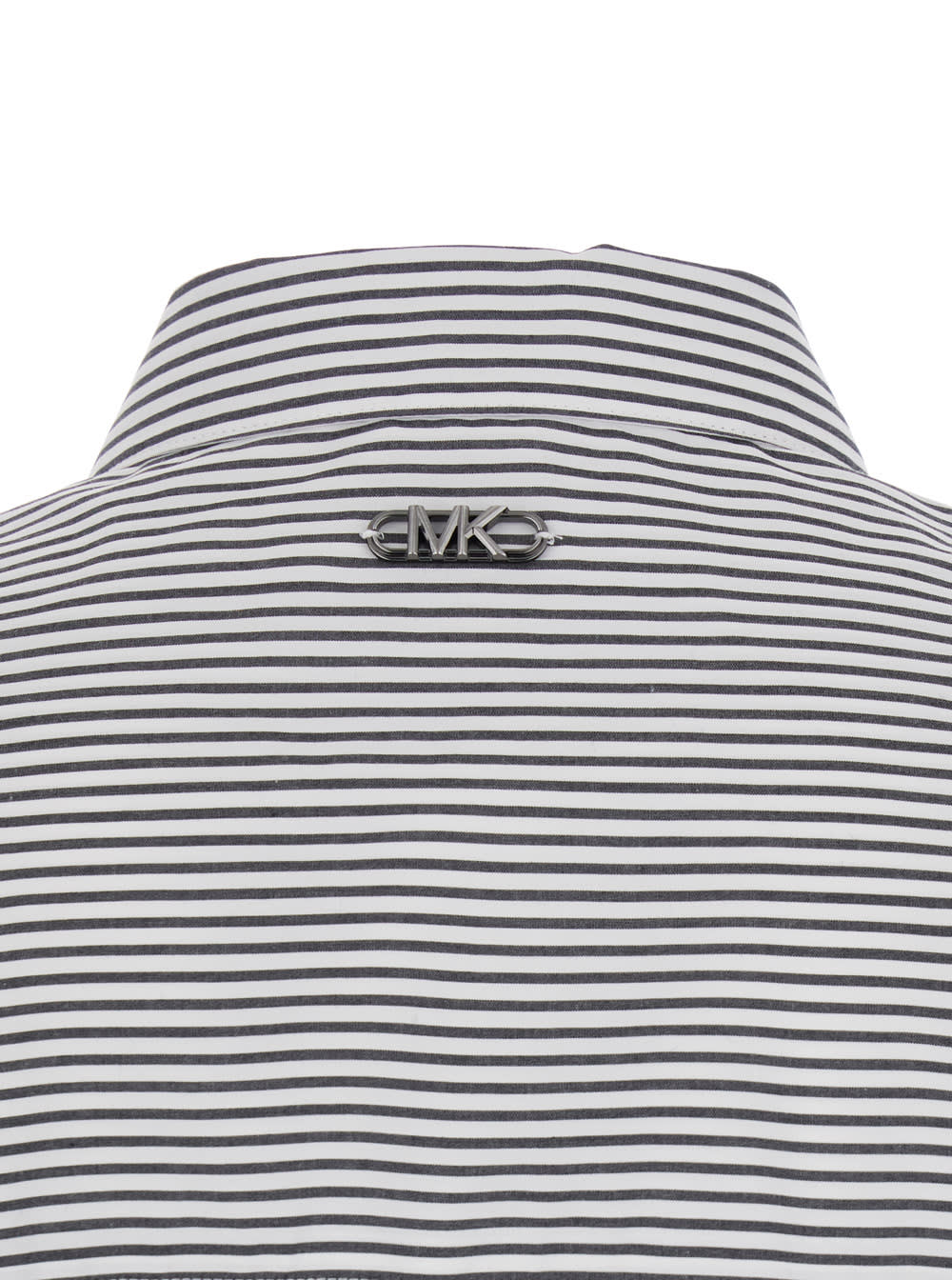 Michael Michael Kors Unisex Stripe Poplin Shrt In White