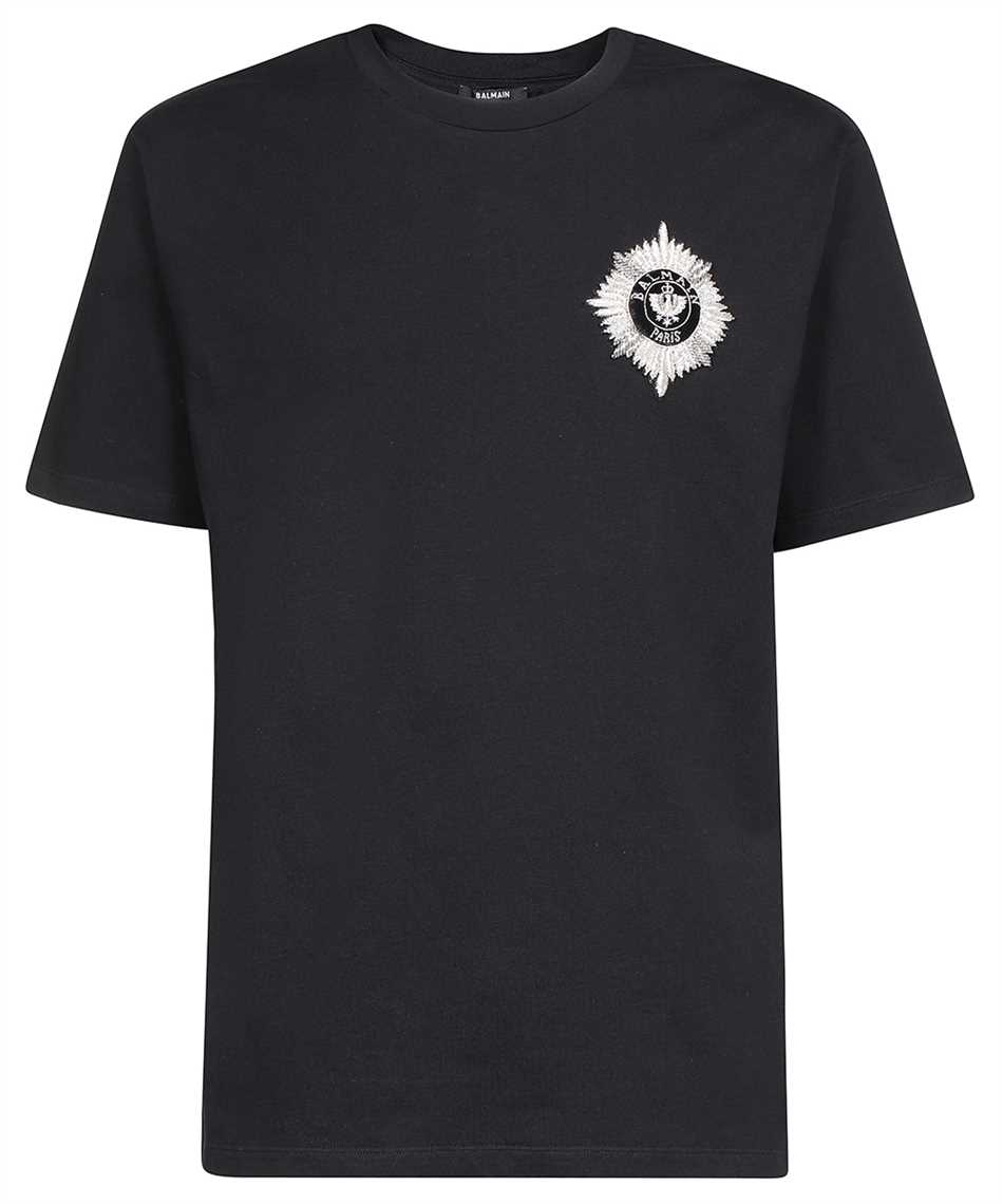 Balmain Crew-neck T-shirt In Black