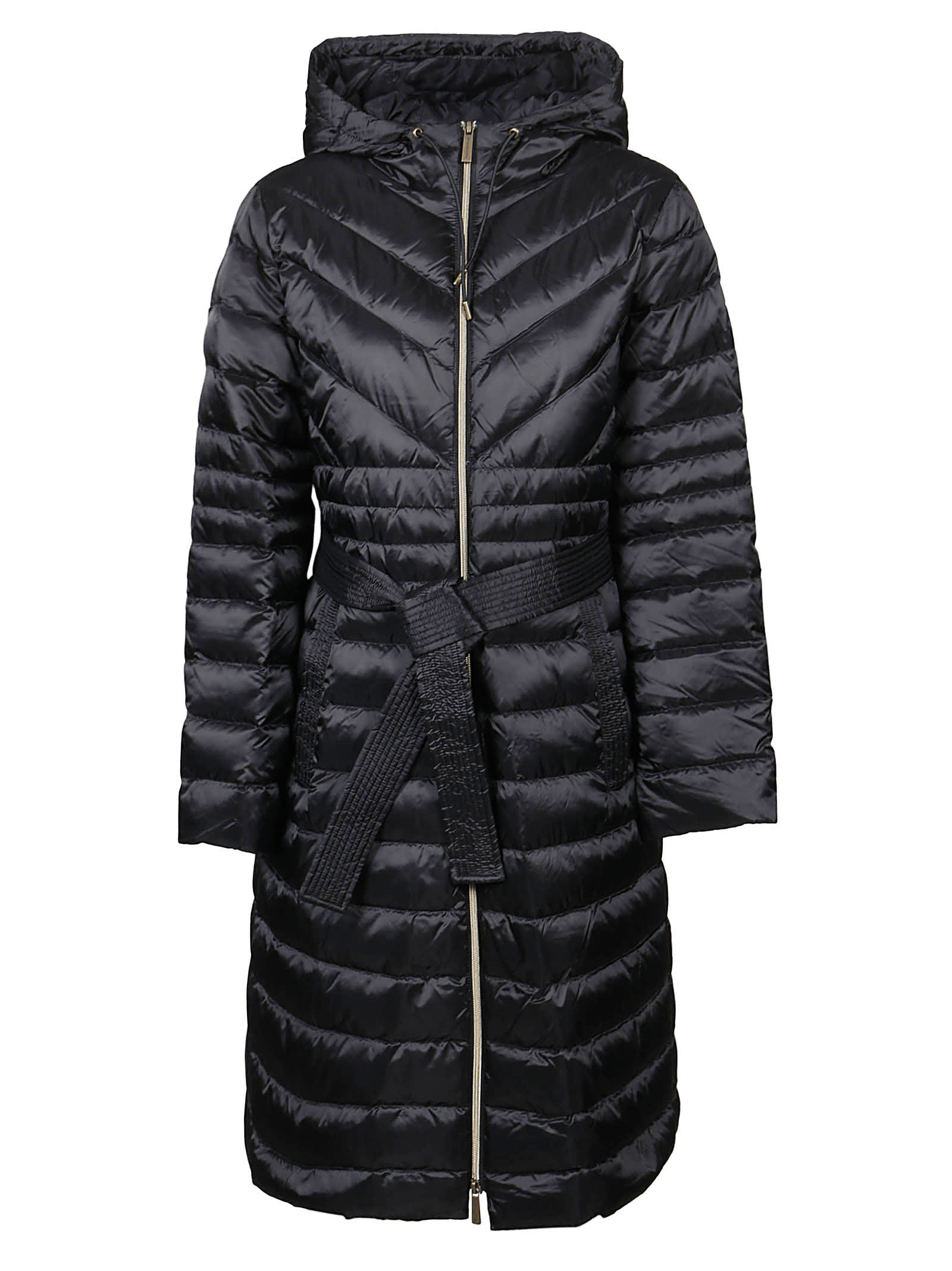 Michael Kors Long Fitted Puffer Jacket