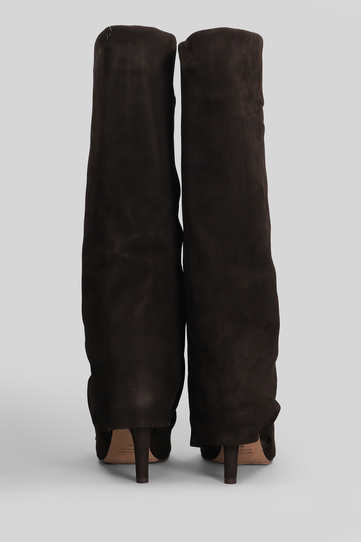 The Seller High Heels Boots In Brown Suede In Brown