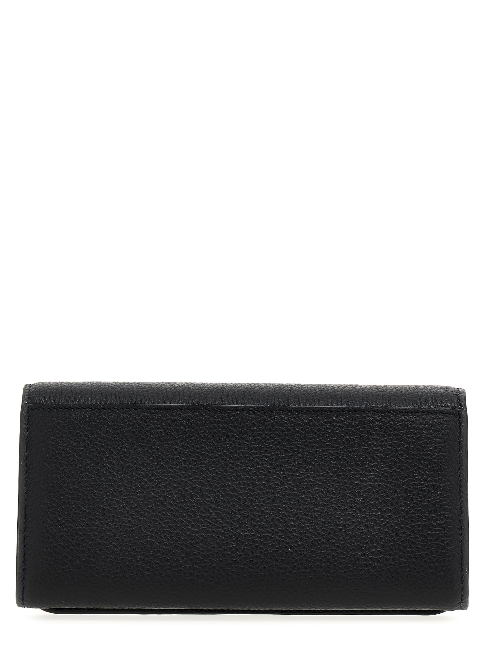 Shop Chloé Marcie Wallet In Nero